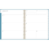 Cambridge® Workstyle Weekly/Monthly Planner, Geometric Artwork, 11 x 9.38, Blue/Gold Cover, 12-Month (Jan to Dec): 2025 (AAG160690512) Each