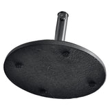 Global Industrial® Umbrella Base, Round, Concrete, 33 lb Capacity, 18 x 18 x 13.5, Black (GBE695474) Each