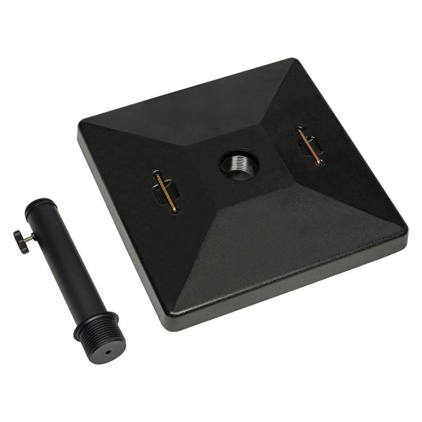 Global Industrial® Umbrella Base, Square, Concrete, 88 lb Capacity, 20 x 20 x 15.75, Black (GBE695475) Each