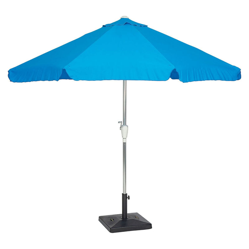 Global Industrial® Umbrella Base, Square, Concrete, 88 lb Capacity, 20 x 20 x 15.75, Black (GBE695475) Each