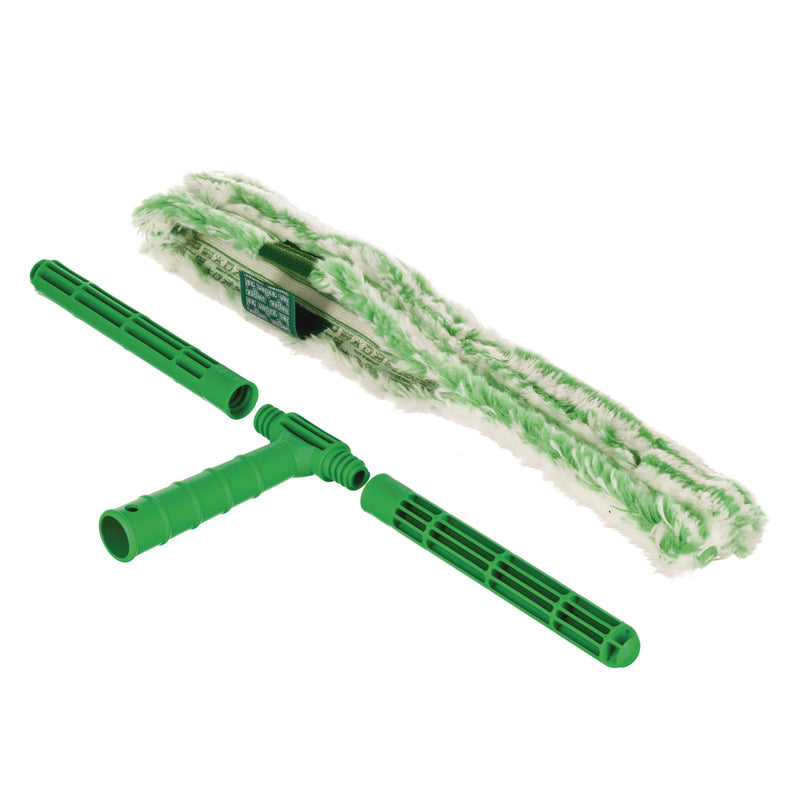 Monsoon Plus StripWasher Complete with Green Plastic Handle, Green/White Sleeve, 18" Wide Sleeve (UNGMC450EA) Each