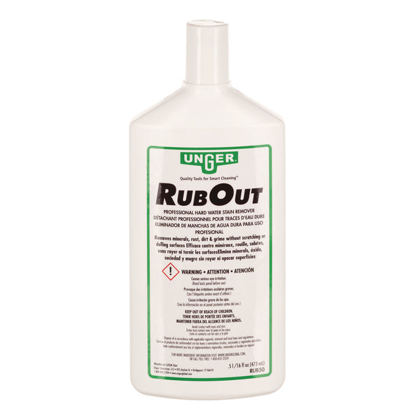 Unger RubOut Glass Cleaner, 16 oz Bottle (UNGRUB50EA) Each
