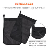 Ergodyne Arsenal 5718 Zippered Mesh Wash Bag, 8 x 10, Polyester, Black, 10/Pack (EGO13721) Each