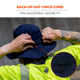 Ergodyne Chill-Its 8939 Cooling Bucket Hat, Polyester/Spandex, One Size Fits Most, Navy (EGO12665) Each