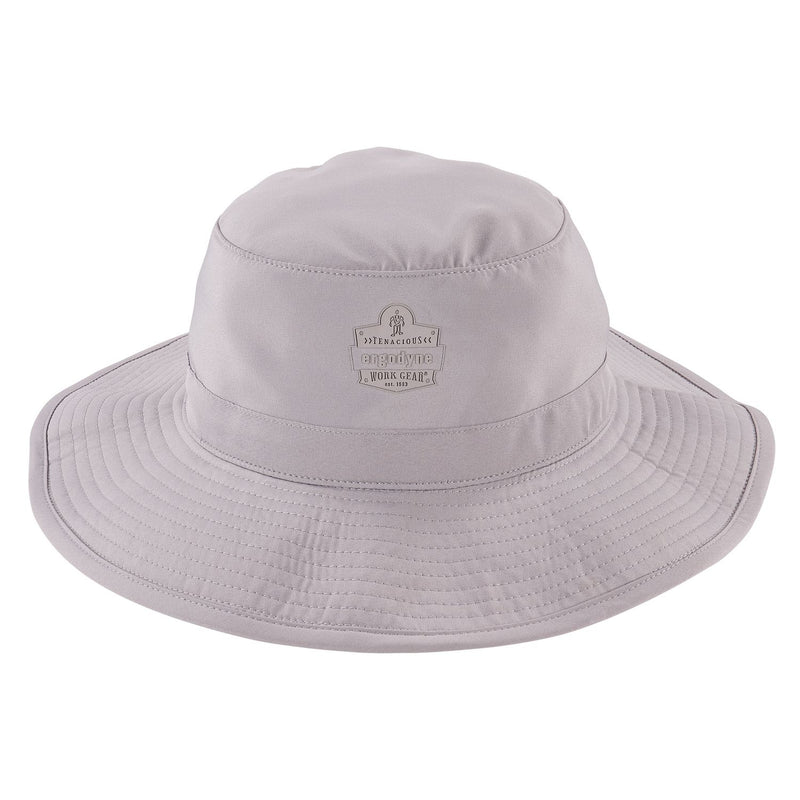 Ergodyne Chill-Its 8939 Cooling Bucket Hat, Polyester/Spandex, One Size Fits Most, Gray (EGO12666) Each