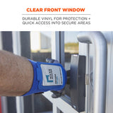 Ergodyne Squids 3388 Wrist ID/Badge Holder, Vertical, Blue 3.5 x 5.5 Holder, 2.75 x 3.75 Insert (EGO19963) Each