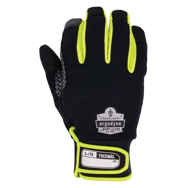 Ergodyne ProFlex 850 Insulated Freezer Gloves, Black, 2X-Small, Pair (EGO18150) 1 Pair