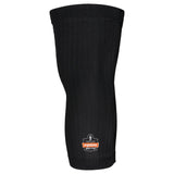 Ergodyne ProFlex 550 Padded Knee Sleeves with 3-Layer Foam Cap, Slip-On, X-Large+, Black, Pair (EGO18553) 1 Pair