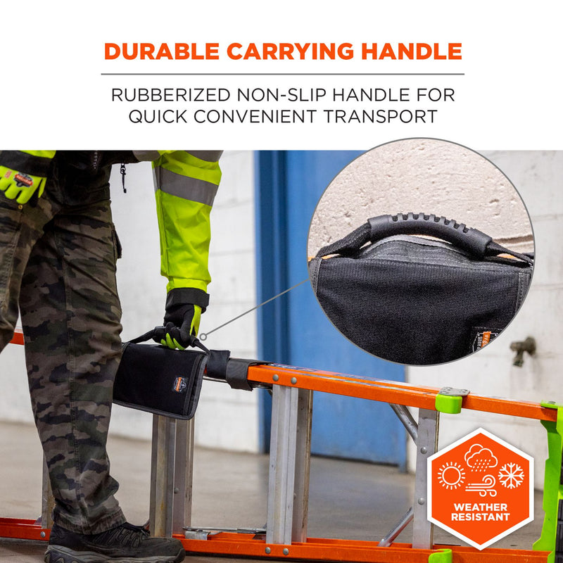 Ergodyne Arsenal 5301 Ladder Carrying Handle, Supports Up to 100 lb, 2 x 9 x 11, Black (EGO19197) Each