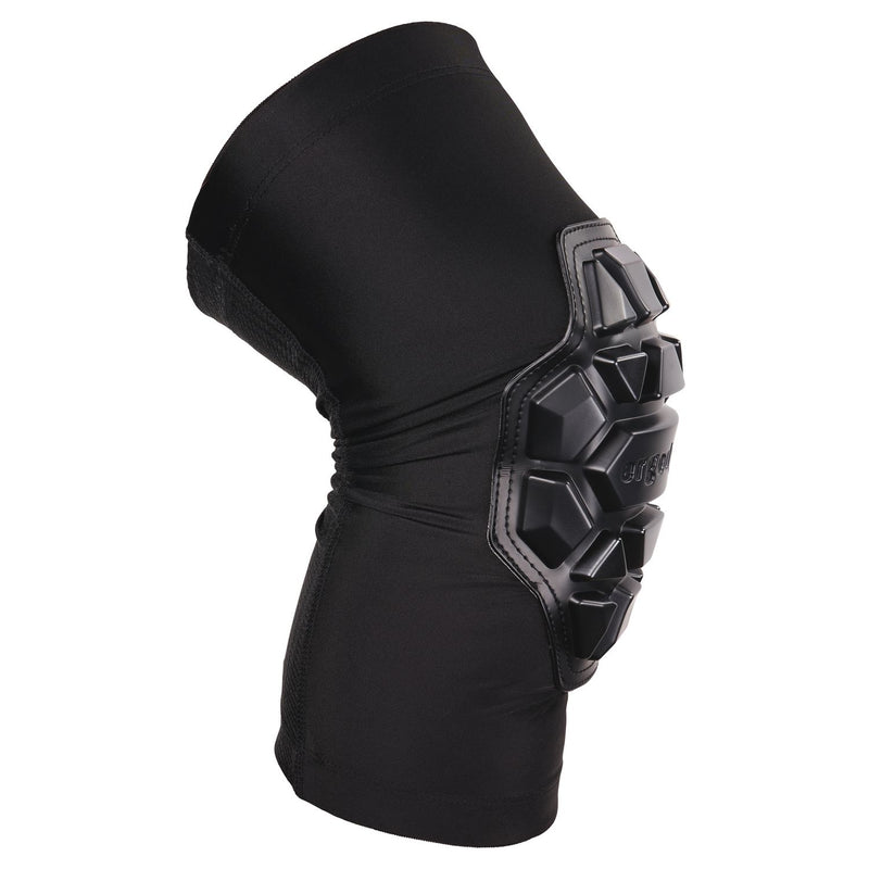 Ergodyne ProFlex 550 Padded Knee Sleeves with 3-Layer Foam Cap, Slip-On, X-Large+, Black, Pair (EGO18553) 1 Pair
