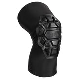 Ergodyne ProFlex 550 Padded Knee Sleeves with 3-Layer Foam Cap, Slip-On, X-Large+, Black, Pair (EGO18553) 1 Pair