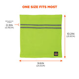 Ergodyne N-Ferno 6961 Reflective Winter Neck Gaiter, One Size Fits Most, Lime (EGO16958) Each