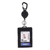 Ergodyne Squids 3391 ID/Badge Reel, Extends 32", Black (EGO19968) Each