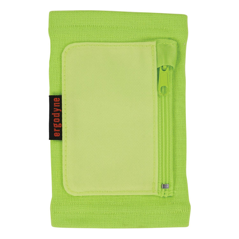 Ergodyne Squids 3388 Wrist ID/Badge Holder, Vertical, Lime 3.5 x 5.5 Holder, 2.75 x 3.75 Insert (EGO19962) Each