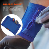 Ergodyne Squids 3388 Wrist ID/Badge Holder, Vertical, Blue 3.5 x 5.5 Holder, 2.75 x 3.75 Insert (EGO19963) Each