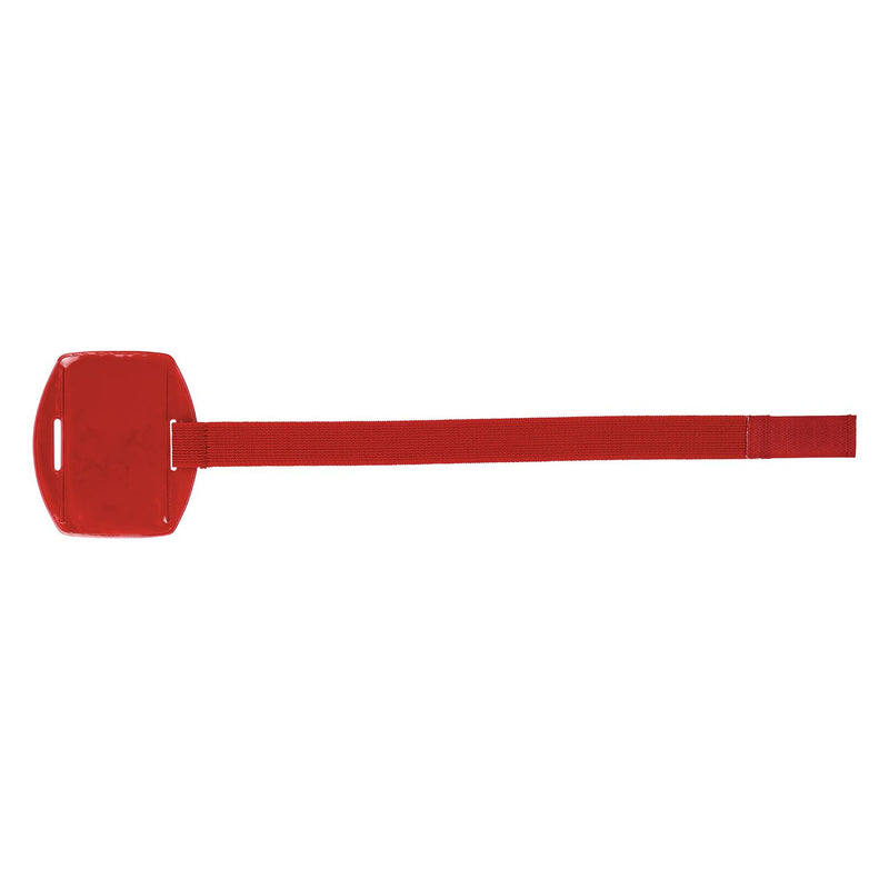 Ergodyne Squids 3386 Arm Band ID/Badge Holder, Vertical, Red 3.75 x 4.25 Holder, 2.5 x 4 Insert (EGO19955) Each
