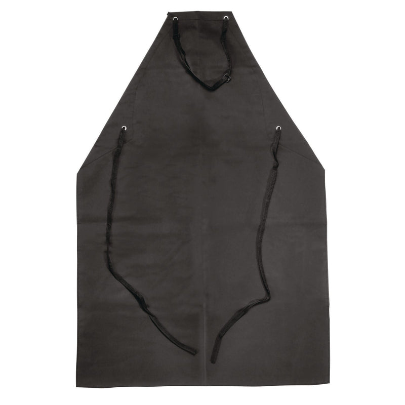 San Jamar Neo-Flex Neoprene Bib Apron, 36"x43", Black (SJM615NBABK) Each