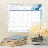 Blue Sky® Gemma Academic Wall Calendar, Geode Artwork, 15" x 12", White/Blue Sheets, 12-Month (July to June): 2025 to 2026 (BLS147010) Each