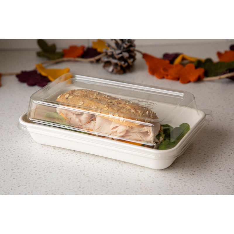 Eco-Products WorldView 100% Recycled Content Lid, 7 x 1.75, Clear, Plastic, 200/Carton (ECOEPSCRC107LIR) Case of 200