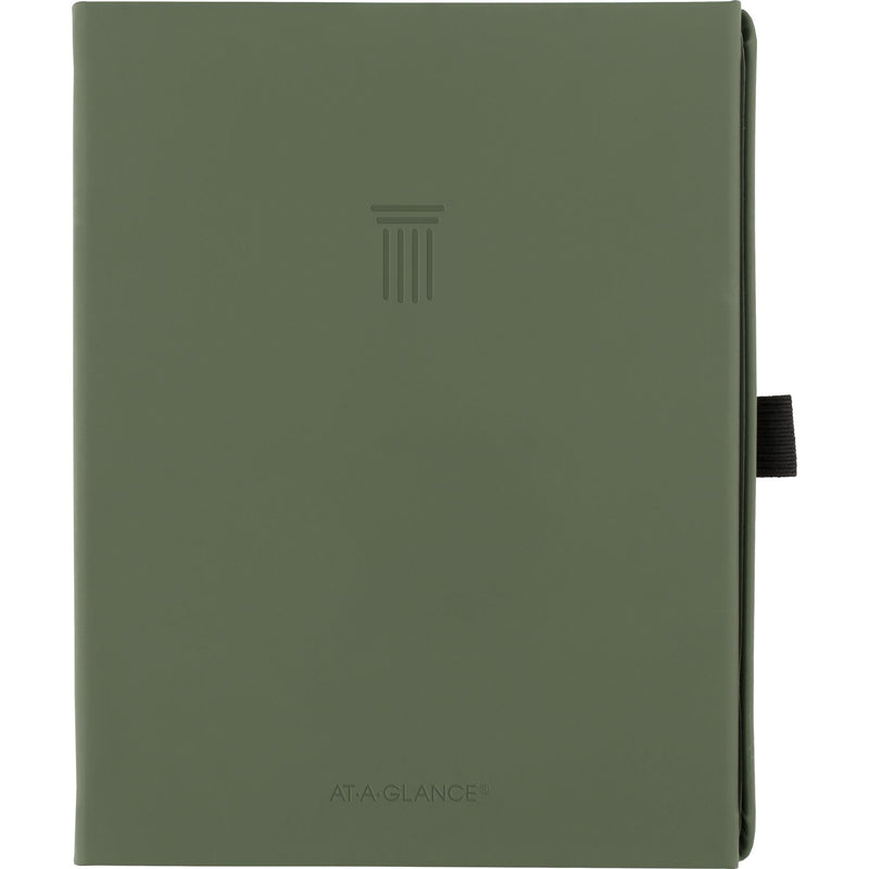 AT-A-GLANCE® Foundation Undated Weekly/Monthly Planner, 8.5" x 6.75", Green Cover, 12-Month: Undated (AAGFD20060) Each