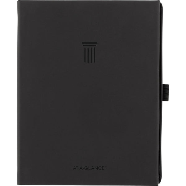 AT-A-GLANCE® Foundation Undated Weekly/Monthly Planner, 8.5" x 6.75", Black Cover, 12-Month: Undated (AAGFD20005) Each