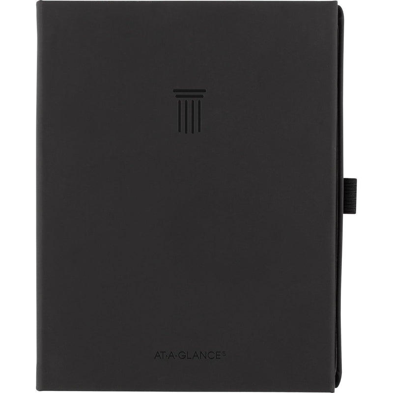 AT-A-GLANCE® Foundation Undated Weekly/Monthly Planner, 8.5" x 6.75", Black Cover, 12-Month: Undated (AAGFD20005) Each