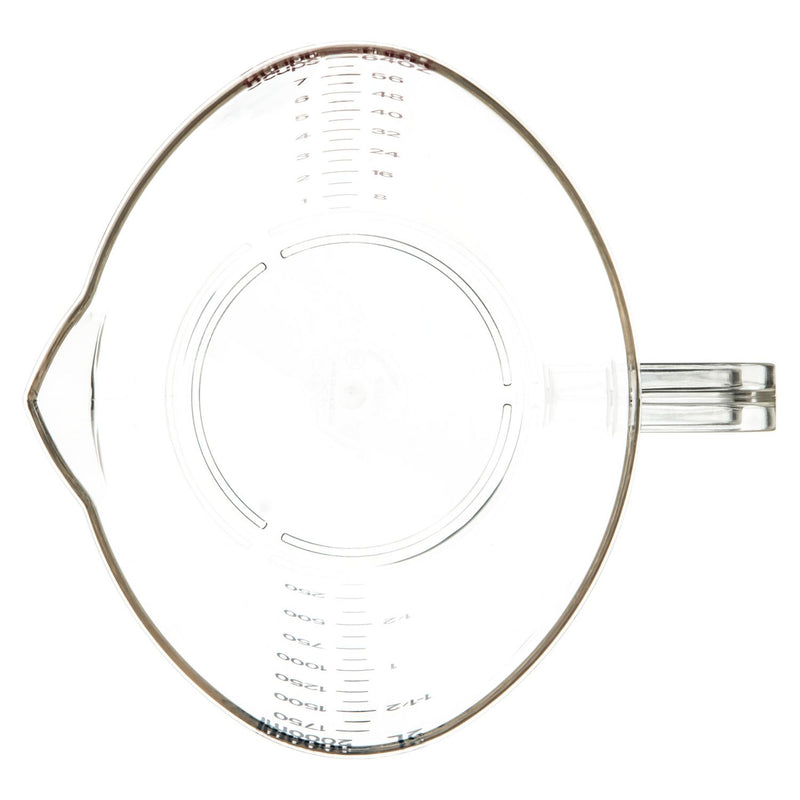 Carlisle Commercial Measuring Cup, 0.5 gal, Clear (CFS4314407) Each