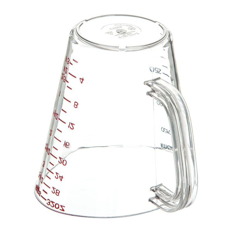 Carlisle Commercial Measuring Cup, 1 qt, Clear (CFS4314307) Each