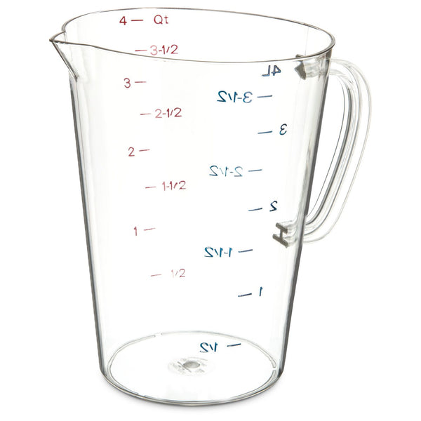 Carlisle Commercial Measuring Cup, 1 gal, Clear (CFS4314507) Each