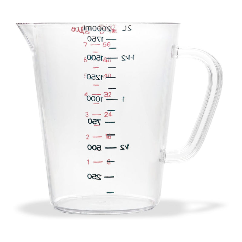 Carlisle Commercial Measuring Cup, 0.5 gal, Clear (CFS4314407) Each