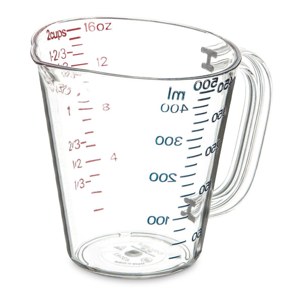 Carlisle Commercial Measuring Cup, 1 pt, Clear (CFS4314207) Each