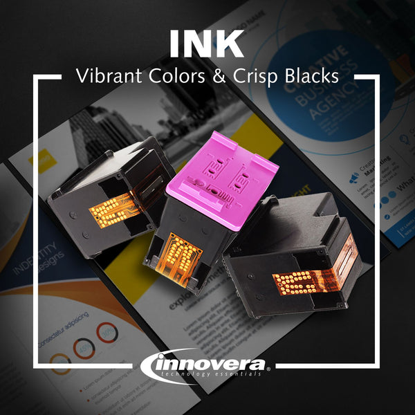 Innovera Remanufactured Yellow High-Yield Ink, Replacement for 910XL  (3YL64AN), 825 Page-Yield (IVR3YL64AN) Each