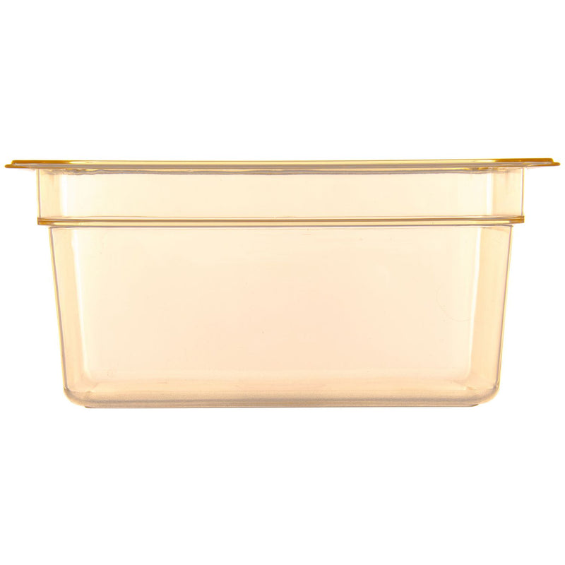 Carlisle StorPlus High Heat Food Pan, 8.7 qt, 10.38 x 12.75 x 6, Amber, Plastic (CFS10422B13) Each