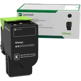 Lexmark 78C00KG Return Program Toner, 2,000 Page-Yield, Black (LEX78C00KG) Each