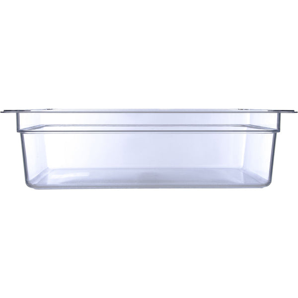 Carlisle StorPlus Polycarbonate Food Pan, 19.4 qt, 12.5 x 20.75 x 6, Clear, Plastic (CFS10202B07) Each