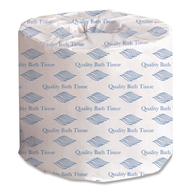 GEN Standard Bath Tissue, 2-Ply, White, 4 x 3, 400 Sheets/Roll, 96 Rolls/Carton (GEN248) Case of 96