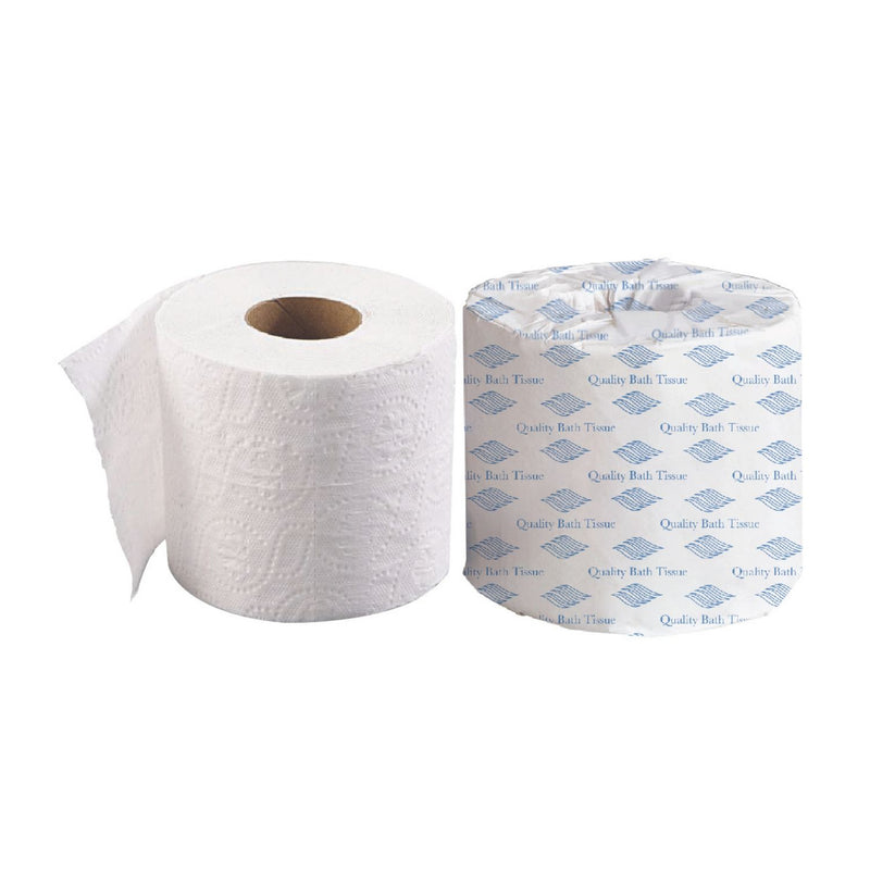 GEN Standard Bath Tissue, 2-Ply, White, 4 x 3, 400 Sheets/Roll, 96 Rolls/Carton (GEN248) Case of 96
