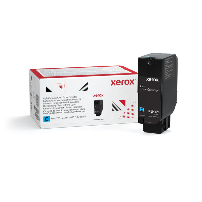 Xerox 006R04625 High-Yield Toner, 12,000 Page-Yield, Cyan (XER006R04625) Each
