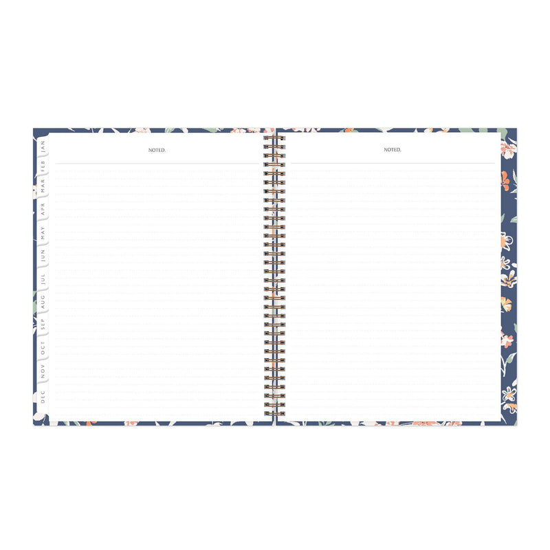 Blue Sky® One Tree Planted Effie Weekly/Monthly Planner, Floral Artwork, 11" x 8.5", Blue/Peach/Green Cover, 12-Month (Jan-Dec): 2026 (BLS138325) Each