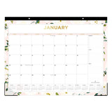 Blue Sky® Day Designer Coming Up Roses Monthly Desk Pad Calendar, Floral Artwork, 22 x 17, Cream/Blush Sheets, 12-Month (Jan-Dec): 2026 (BLS138198) Each