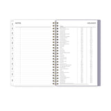 Blue Sky® Tula Weekly/Monthly Planner, Floral Artwork, 8" x 5", Purple/Pink/White Cover, 12-Month (Jan to Dec): 2026 (BLS143974) Each