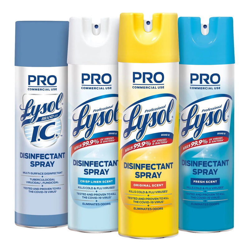 Lysol® I.C.™ Surface Disinfectant Alcohol Based Aerosol Spray Liquid 19 oz. Can Scented NonSterile (582144_CS) 12/CS