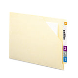 Smead™ End Tab File Jacket with Antimicrobial Product Protection, Shelf-Master Reinforced Straight Tab, Letter Size, Manila, 100/Box (SMD75715)