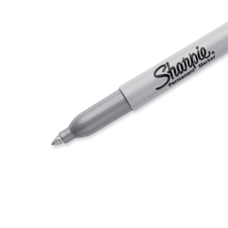 Sharpie Metallic Fine Point Permanent Markers, Metallic Silver, 36/Pack (SAN9597) Each