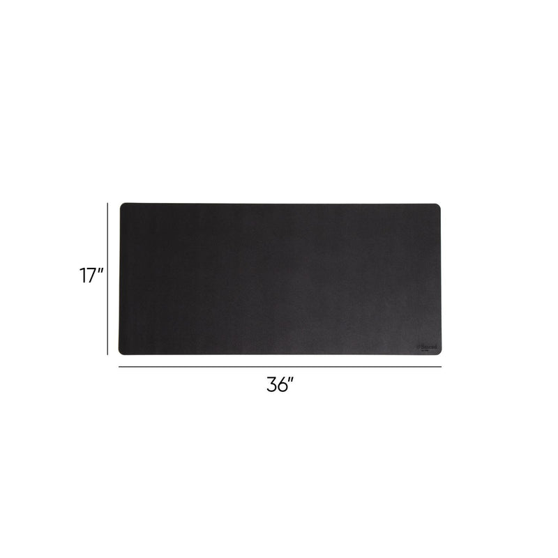 Smead™ Vegan Leather Desk Pads, 36 x 17, Charcoal (SMD64828) Each