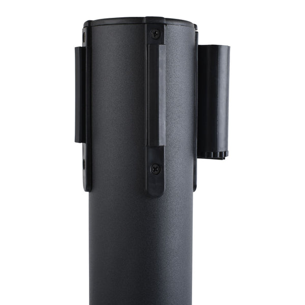 Tatco Economy Crowd Control, Assorted Materials, 14" x 35" x 9 ft 6", Black, 2/Carton (TCO16600) Case of 2