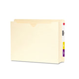 Smead™ Heavyweight End Tab File Jacket with 2" Expansion, Straight Tab, Letter Size, Manila, 25/Box (SMD76910)