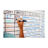 Post-it® Easy Erase Permanent Marker Whiteboard Surface, Laminate Film, 48" x 36", White (MMMEE4X3) Each