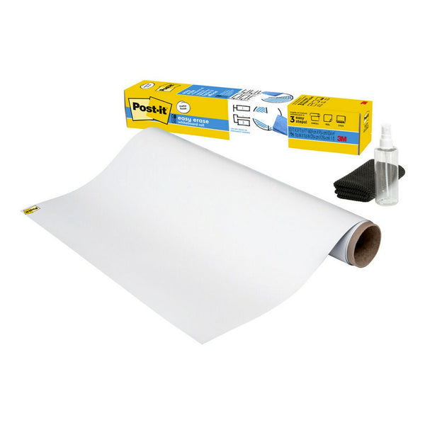 Post-it® Easy Erase Permanent Marker Whiteboard Surface, Laminate Film, 36" x 24", White (MMMEE3X2) Each