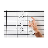 Post-it® Easy Erase Permanent Marker Whiteboard Surface, Laminate Film, 48" x 36", White (MMMEE4X3) Each